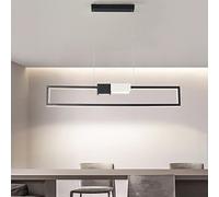 Linear LED Pendant Lights Strip Light Island Chandelier for Kitchen Dinning Room Length Adjustable Ceiling Hanging