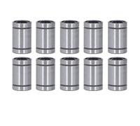 Linear Motion Ball Bearing 10PCS Set | Alloy Steel Construction for Abrasion & Environmental Resilience | Low Noise Linear Bearing for Solar Equipment/CNC Machines/Automation