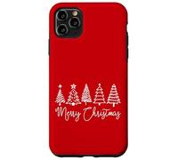 Lineart Minimal Merry Christmas Graphic Carcasa para iPhone 11 Pro MAX