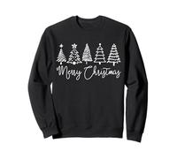 Lineart Minimal Merry Christmas Graphic Sudadera