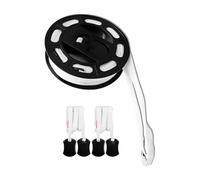 Líneas de corte de pickleball portátiles, líneas de pickleball para la corte al aire libre - Marcadores de rechazo de límite,20x44 pies Marcadores de corte Líneas para voleibol de playa de tenis