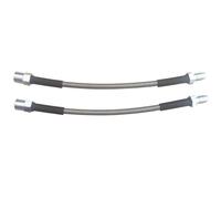 Líneas de freno 1 par de mangueras de freno trasero hidráulico M10x1 hembra + macho M10x1, aptas para Audi, Benz y BMW.(250MM)