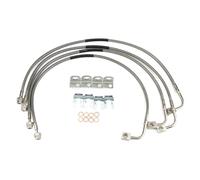 Líneas de freno Kit de conductos de freno de acero inoxidable 89716 para Jeep Wrangler 2.0L, 3.6L y 3.8L (2007-2018)