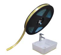 Líneas de lechada - Moldura para despegar y pegar | Cubierta de costura de yeso multicolor, tiras decorativas de PVC flexible | Cinta de sellado impermeable para baño, cocina, suelo, pared
