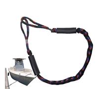 Líneas de muelle para barco, cuerda elástica de 47.24 pulgadas, línea de muelle de PVC de látex de polietileno, cuerda flotante de alta resistencia, ideal para kayaks, canoas, pontones, esquí acuático