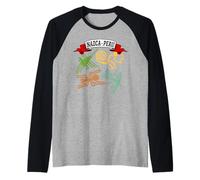 Líneas de Nazca Perú Arte Misterio Geoglifo Antiguo Perú Camiseta Manga Raglan