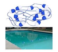 Líneas de PVC para piscina, divisor de seguridad flotante de 2.3 a 164 pies con ganchos para clubes de natación, ideal para uso en aguas poco profundas y profundas, duradero y fácil de instalar