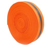 Líneas de Voleibol de Playa 2'' x 328' Nylon Playa Naranja Vibrante Líneas de límite de Voleibol Precaución Reflectante Resistente al desgarro para carriles de Pista, marcadores de línea de Meta