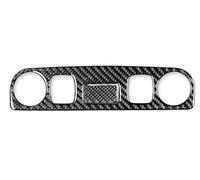 Líneas Molduras Decoran Interiores Para A3 S3 8P 2006-2007 Fibra De Carbono Techo Trasero Lámpara De Lectura Cubierta De Panel Embellecedor Decoración Pegatina(Negro)