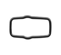Líneas Molduras Decoran Interiores Para Alfa Para Romeo Para Giulia 2017-2019 Fibra De Carbono Faro Ajuste Interruptor Molduras Pegatinas Decorativas(LHD-black)