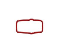Líneas Molduras Decoran Interiores Para Alfa Para Romeo Para Giulia 2017-2019 Fibra De Carbono Faro Ajuste Interruptor Molduras Pegatinas Decorativas(RHD-red)
