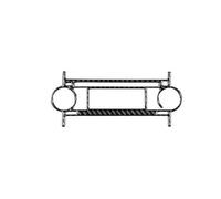 Líneas Molduras Decoran Interiores Para Dodge Para Caliber 2007-2008 Panel Control Central Fibra Carbono Embellecedor Cubierta Traje Pegatinas Decorativas(2 Black)