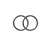 Líneas Molduras Decoran Interiores Para G01 G02 X3 X4 2018-2020, Panel Puerta, Cubierta Altavoz, Anillo Decorativo, Pegatinas Decorativas Fibra Carbono(2 pcs)