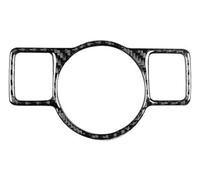 Líneas Molduras Decoran Interiores Para VW Para Passat B6 2006-2011 Fibra De Carbono Interruptor De Faro Panel De Control Pegatina Decorativa Accesorios(Negro)