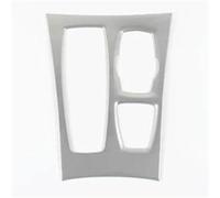Líneas Molduras Decoran Interiores Pegatinas Decoración Marco Panel Cambio Marchas Multimedia Para Consola Interior Coche Para X5 X6 E70 E71 2008-2014(Silver A)