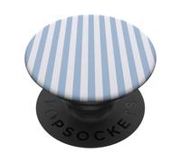 Líneas Verticales Blancas mínimas clásicas clásicas de Rayas PopSockets PopGrip Adhesivo