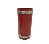 Líneas y mangueras de presión Tubo de intercooler de silicona universal recto de 16 a 120 mm, tubo de radiador, manguera de refrigerante turbo, accesorios para coche(Red,200MM_ID 40MM)