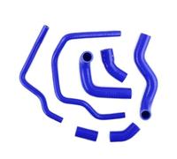 Líneas y mangueras presión Kit de manguera y tubo refrigerante para radiador motocicleta, silicona, compatible con Kawasaki Ninja ZX9R 1998-2003(Blue)