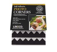 Lineco Self-Adhesive Photo Corners 252/Pkg-Black .5"