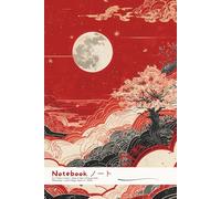 Lined Composition Notebook 6x9 in | Premium Journal - 120 pages - White paper - Pattern Japan 1A | Made in Italy |: For School, College, Office, Work & Creative Projects