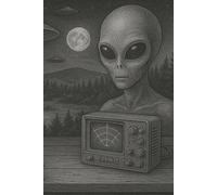 Lined Journal - Alien UFO Edition: Gothic 6×9 Notebook with Ruled Pages for Notes, Ideas & Creative Writing