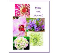 Lined Journal Notebook with Original Flower Watercolors: Softcover, Journal, List Making, Day to Day Life or a Writing Diary, Aesthetic Gift for Her or Yourself