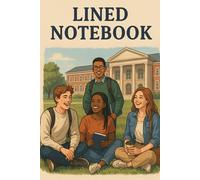 Lined Notebook - 10mm Rule | Wide-Ruled Writing Book | 6" x 9", 100 Pages: Perfect for clear handwriting, early writers, school and journaling | Spacious wide-rule layout