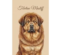 Lined Notebook 6x9: Tibetan Mastiff Notebook for Studying, Work, Note Taking | Cute Watercolor Portrait Journal for Dog Lovers, Men, Women, Teens | Tibetan Mastiff Fan Gift (Dog breeds)