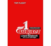 Lined Notebook - 8.5 x 11 in, 100 Pages, Wide Ruled Composition Book for School and Writing: Perfect for Students, Teachers, Journaling, Notes, Essays, and Everyday Writing