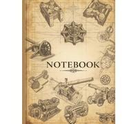 Lined Notebook A4: Inspired by Leonardo da Vinci - Premium 140-Page Journal with 8mm Grey Lines for Artists, Writers & Inventors | Military Engineering Edition