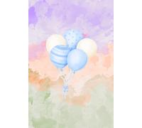 Lined Notebook: Bear Hugs Collection: "Cutie Balloon" (Moments of the day: Sweet Little Bear Hugs Collection)