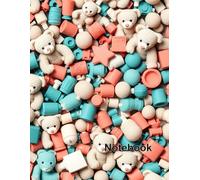 Lined Notebook: College Ruled Paper with Cute Teddy Bears and Colorful Toys Design - 100 Pages Premium Quality 8.5x11: Vibrant Writing Journal with Playful Cover for Students and Children