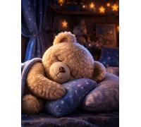 Lined Notebook - Cozy Teddy Bear Theme: A comforting lined notebook for writing, notes, ideas, and everyday use