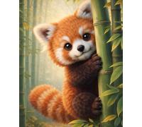 Lined Notebook - Cute Red Panda: Woodland Animal Journal for Writing, Notes and Creative Thoughts
