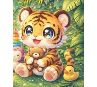 Lined Notebook - Cute Tiger: A joyful space for journaling, notes, and everyday writing