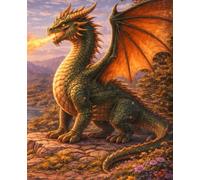 Lined Notebook - Epic Fire Dragon Castle: Fantasy Inspired Journal for Writing, Notes and Creative Thoughts