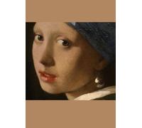LINED NOTEBOOK - Girl with a Pearl Earring - Johannes Vermeer-: FAMOUS PAINTING COVER - 150 PAGES- A4 FORMAT- QUADERNONE A RIGHE CON QUADRO FAMOSO- LA RAGAZZA CON L'ORECCHINO DI PERLA
