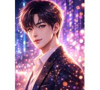 Lined Notebook: Handsome Boy Under City Lights: 8.5 x 11 Inches | 100 Lined Pages | Matte Cover | Beautiful Full Wraparound Cover | Perfect for Writing, Journaling, Notes & Everyday Use