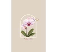 Lined Notebook Journal for Women, Orchid Floral Notebook, Giftable Daily Journal 6x9 120 Pages