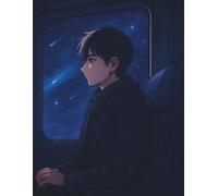 Lined Notebook - Midnight Train of Stars: A calm journaling space for dreams, thoughts, and quiet moments