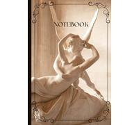Lined Notebook | Psyche Revived by Cupid’s Kiss Michelangelo Statue Dark Academia Classic Architecture Aesthetic Journal for School, College, University Office, Work Paperback