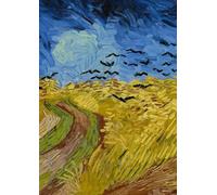 LINED NOTEBOOK - VAN GOGH: A4 | Exercise book with maxi thickness,150 pages. Matte and flexible cover. Perfect for school, university, and free time. High Quality White Lined Paper