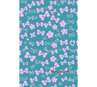 Lined Notebook: Wide Ruled Paper with Pink Bows, Hearts, and Flowers Pattern - 120 Pages 6x9: Charming Decorative Journal for Girls, Teens, and Daily Writing