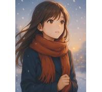 Lined Notebook - Winter Glow Girl: A quiet journaling space for thoughts, memories, and seasonal reflections