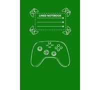 Lined Notebook with Green Game Controller Design: Perfect Gamer’s Journal for School Notes, Everyday Writing, and Ideas, Modern Notebook For Gamer Boy & Kids, 110 pages, 6 x 9 inches