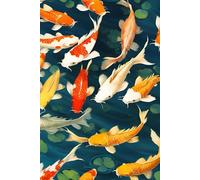 Lined Notebook with Koi Fish Cover: Elegant journal for writing, journaling, and everyday notes | 6x9" Format | 110 Pages