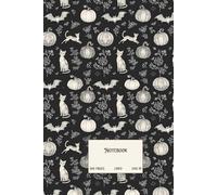 Lined Notebook with vintage Halloween cover: Journal ideal for any lovers all things spooky