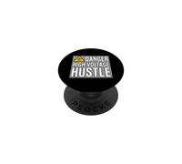 Lineman Danger High Voltage Hustle Electrical Work PopSockets PopGrip Adhesivo