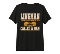 Lineman The Only Position Called A Man Football Player Camiseta Premium