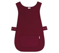 LINEN CLOSET® Delantales tipo chaleco con bolsillos para mujer y hombre, para limpieza, catering, chef, cocina, unisex, delantal Hygea, delantales de trabajo, granate, XXL